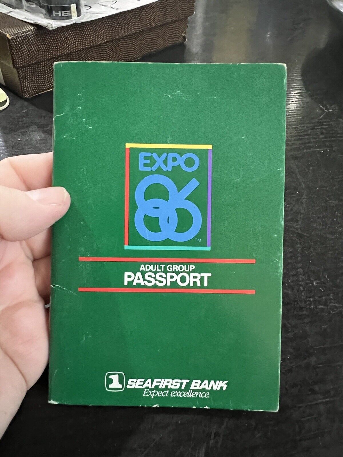 1986 Expo 86 Passport Seafirst Bank Vintage Event Pass British Columbia