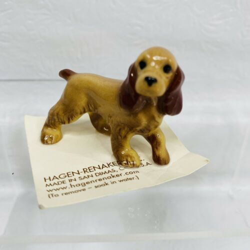 Hagen-renaker Miniature Ceramic Dog Figurine Papa Cocker Spaniel 00028