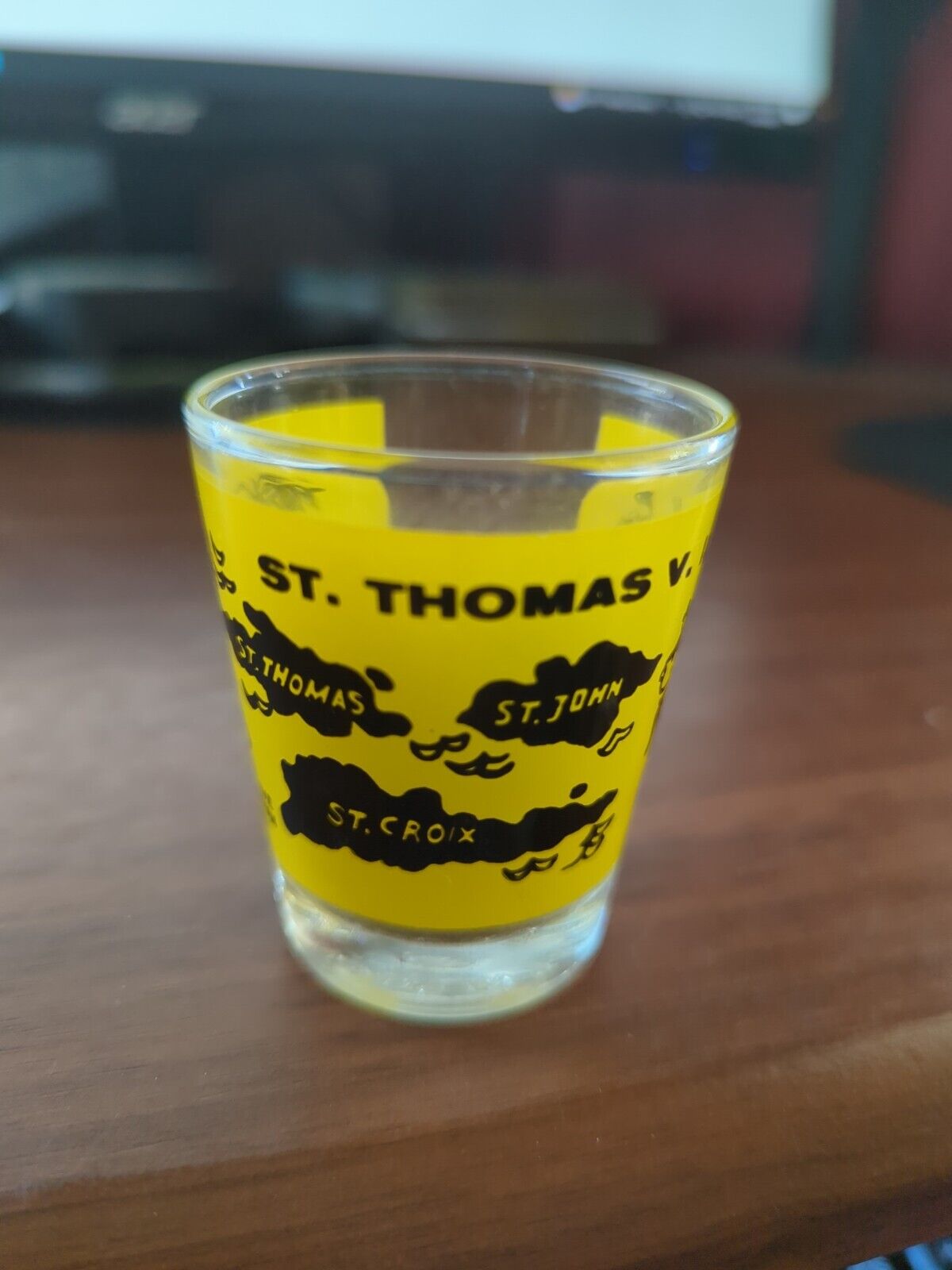 St. Thomas Virgin Islands Shot Glass Nice