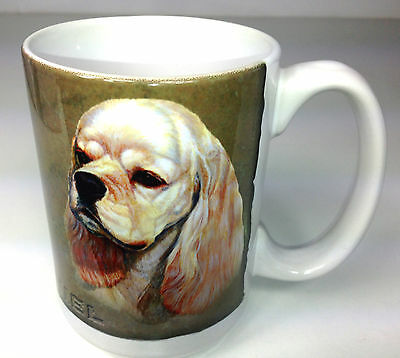 Cocker Spaniel Coffee Dog Mug World New Made In Usa 4-1/2" Tall Ceramic