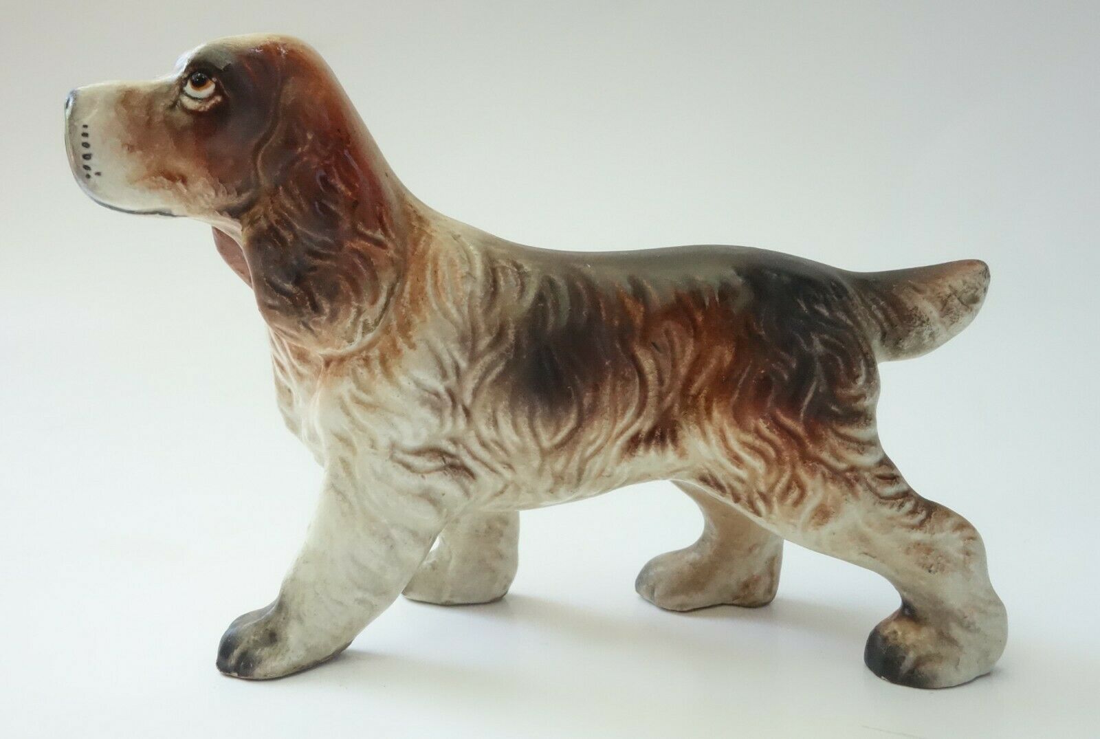 Vintage Cocker Spaniel Dog Figurine Puppy Ceramic Matte