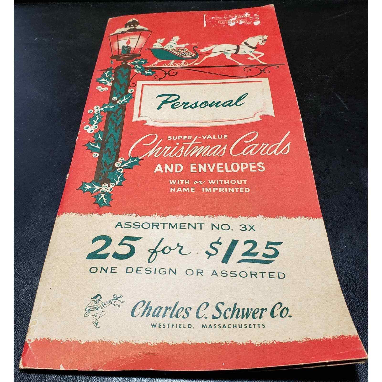 Vintage 1950's Salesman's Sample Christmas Card Catalog