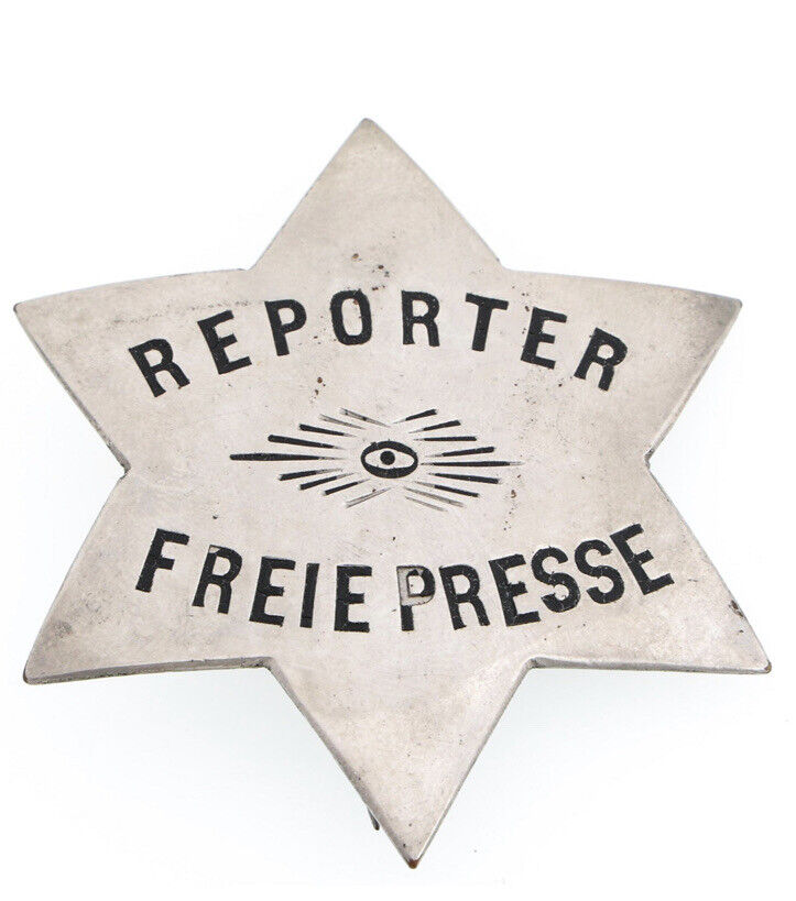 REPORTER FREIE PRESSE BADGE