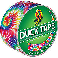 Shurtech Brands 283268 Tape Duct Love Tie Dye 10 Yards.