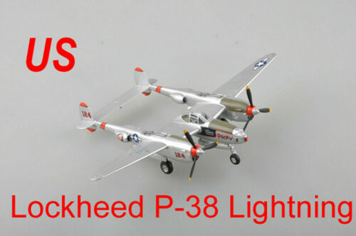Easy Model 1/72 USAF Lockheed P-38L-5-LO Lightning Plastic Fighter Model #36431