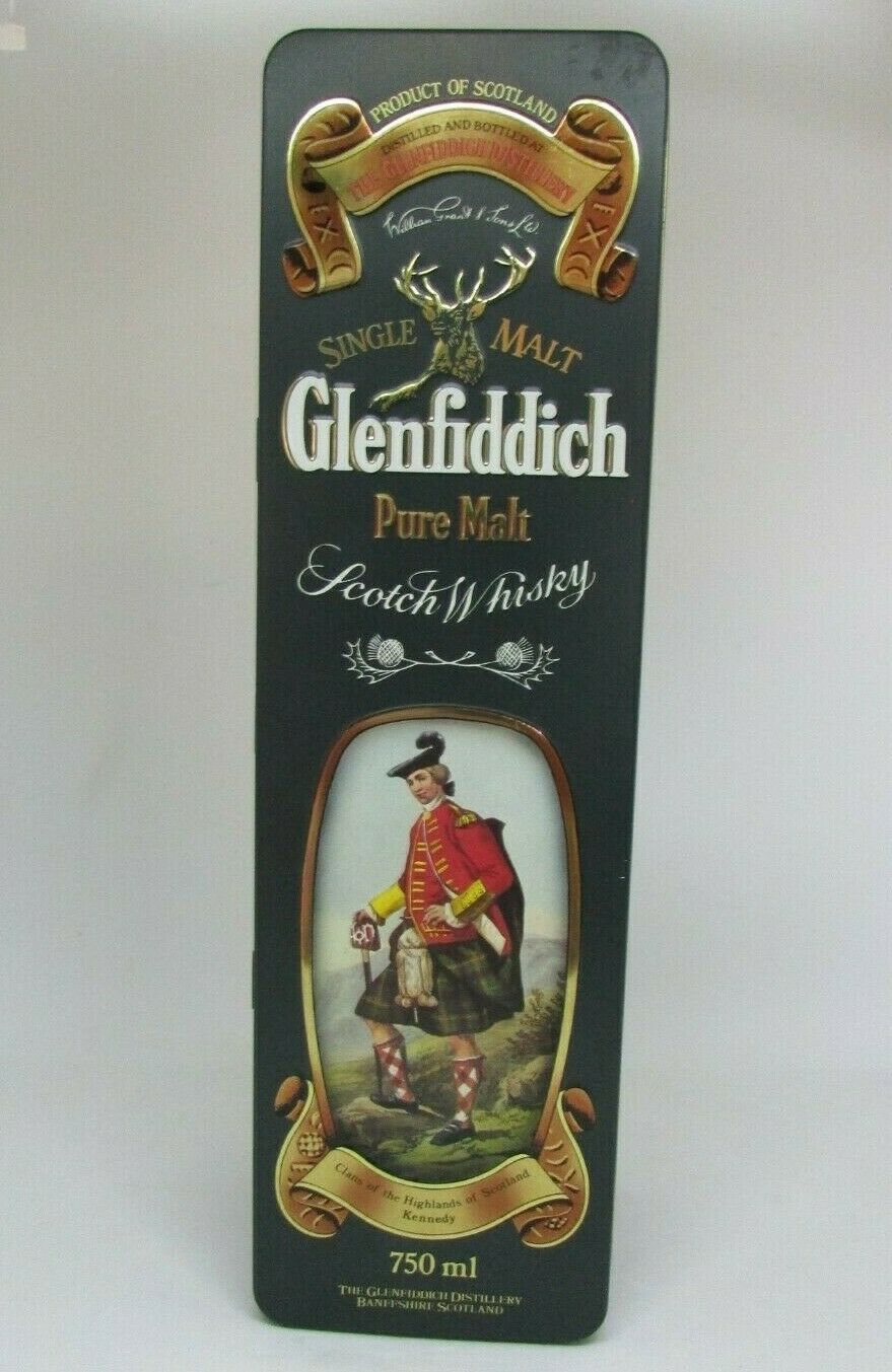 Glenfiddich Scotch Whisky Hinged Tin